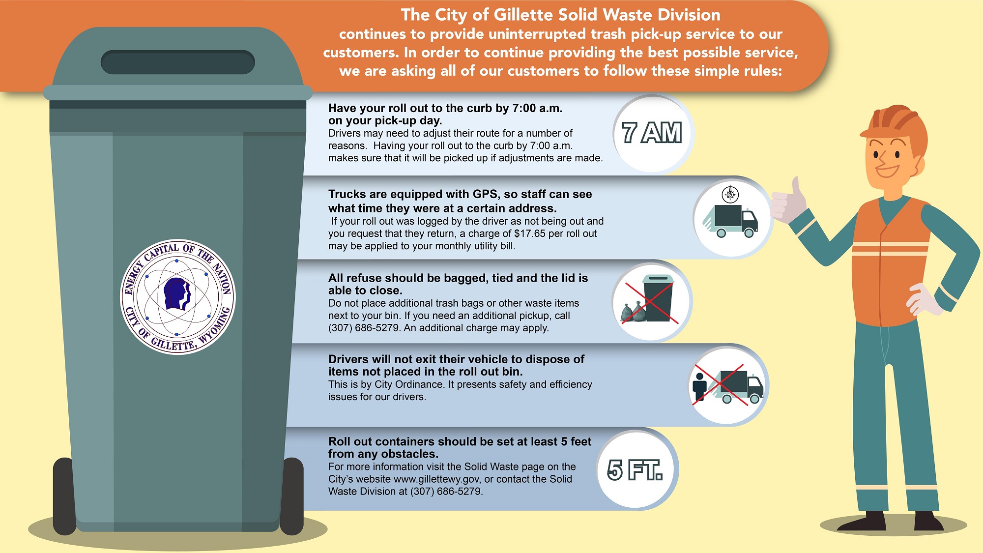 Solid Waste Pick Up info